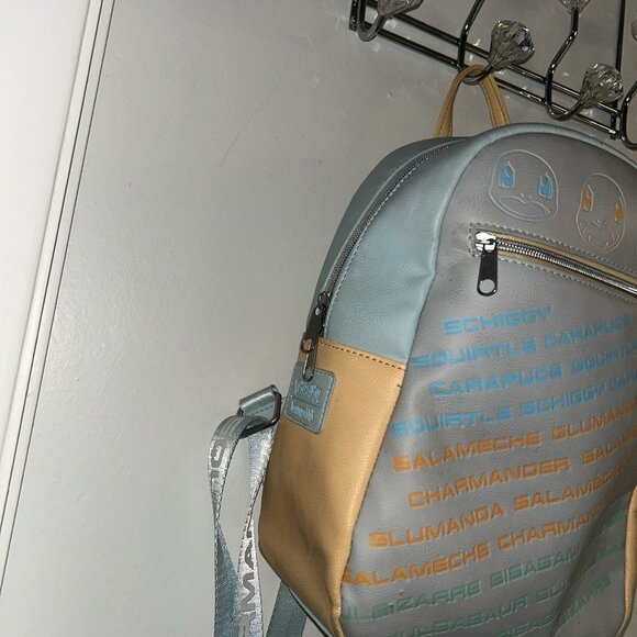 Loungefly x Pokemon Kanto Friends International Multi Color Mini Backpack - Picture 4 of 12